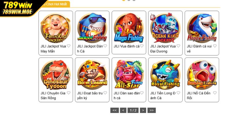 Cách chơi tại sảnh game JILI bắn cá tại 789Win